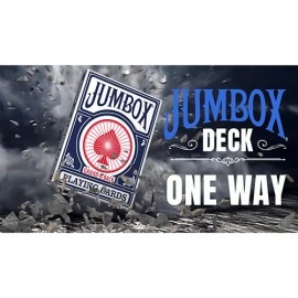Spielkarten Jumbox One Way Deck (Blue) by Magic Dream