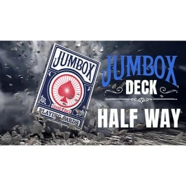 Spielkarten Jumbox Half Way Deck (Blue) by Magic Dream