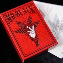 Spielkarten Mr. Black V1 (Red) Playing Cards