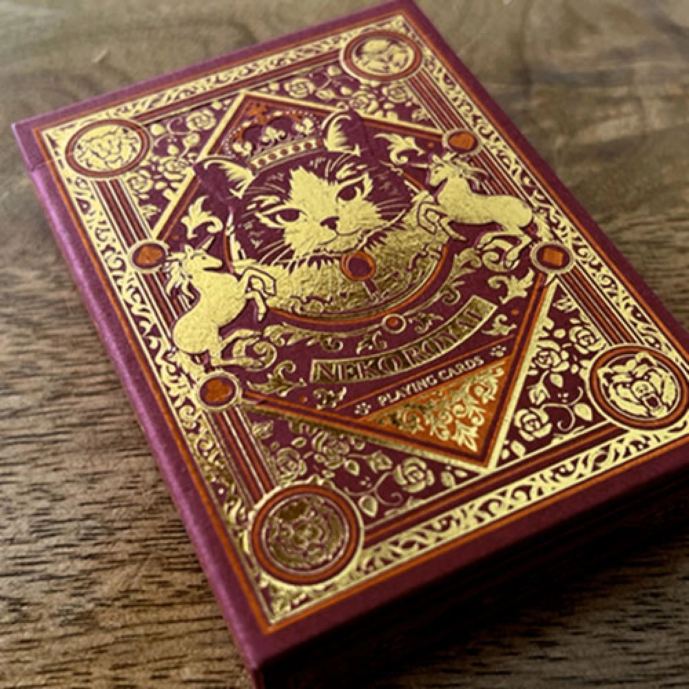 Spielkarten Neko Royal Red Playing Cards