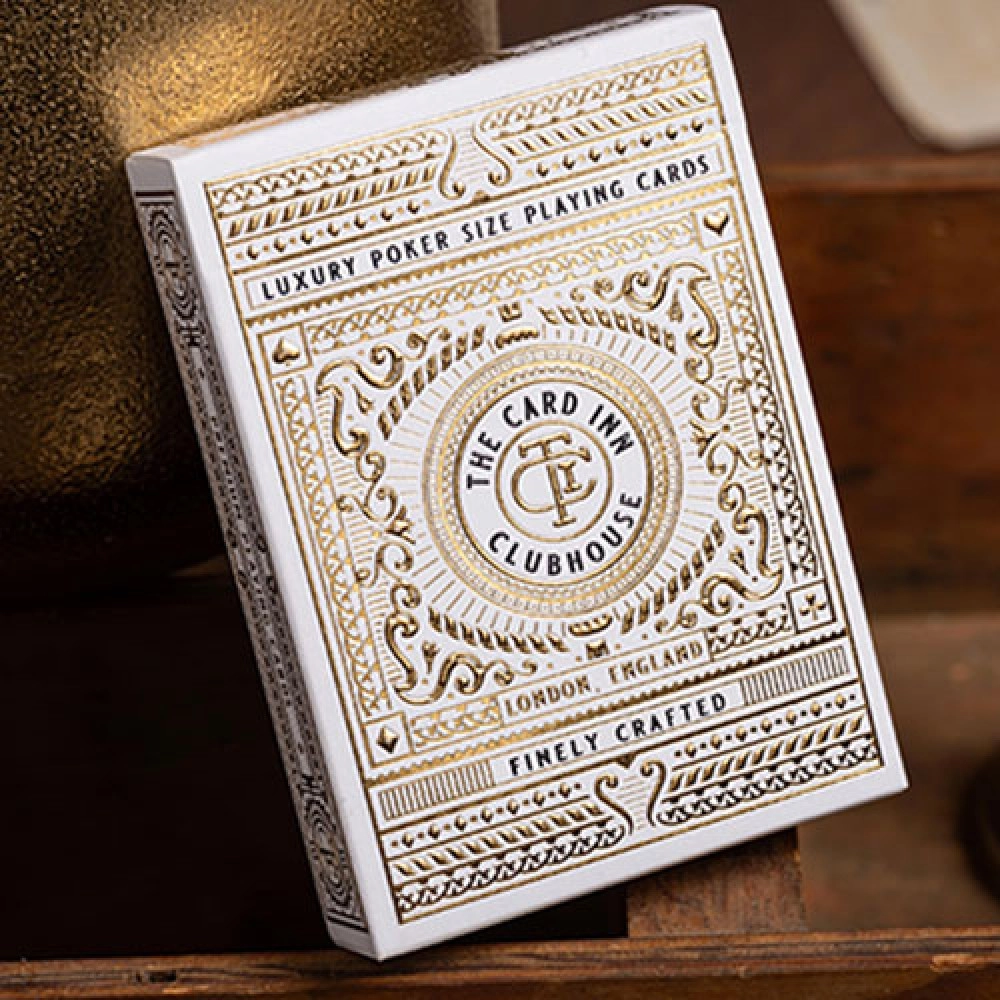 Spielkarten TCI Clubhouse (White) Playing Cards