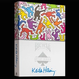 Spielkarten Bicycle Keith Haring (Box Set Red and Blue) Playing Cars by US Playing Cards