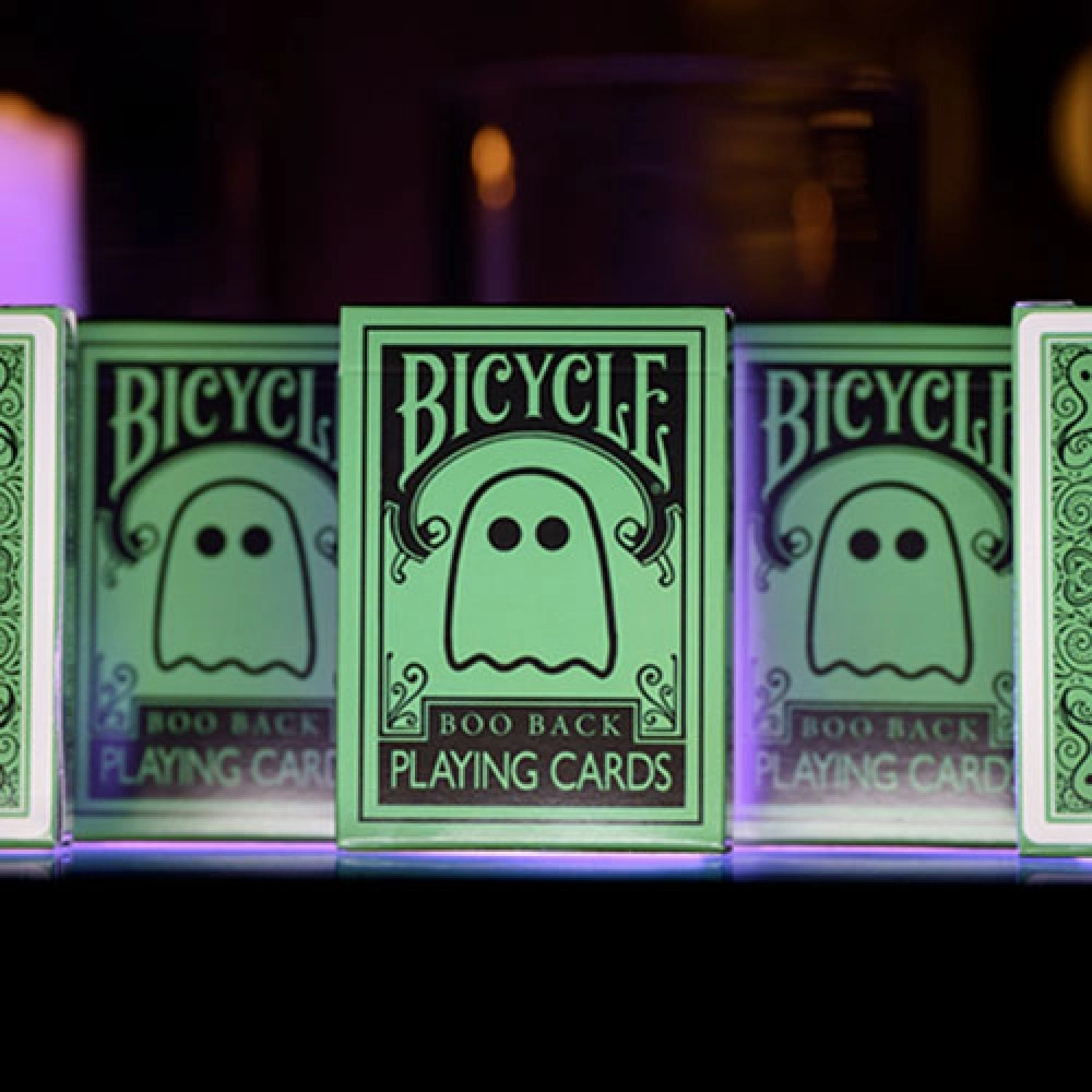 Spielkarten Bicycle Boo Back Playing Cards (Green)