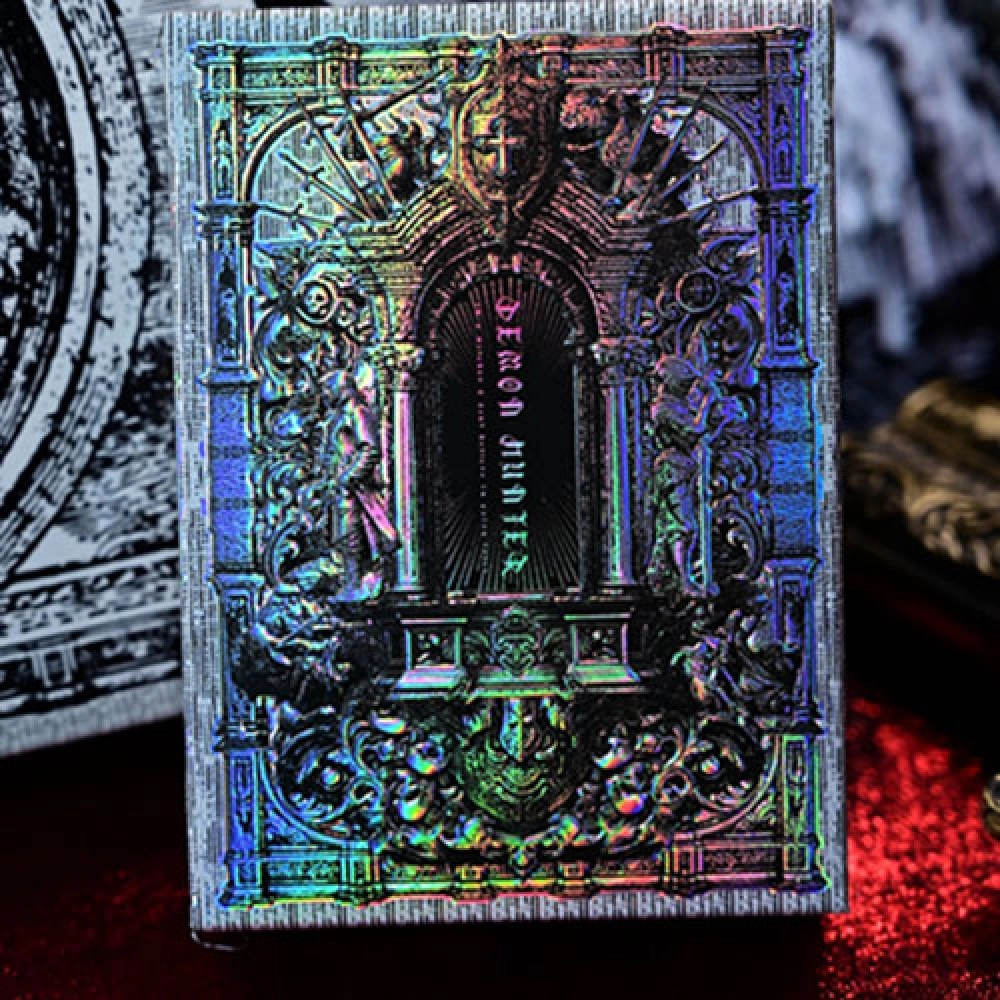Spielkarten Trinity of Night - Demon Hunter HOLO Playing Cards by Evokad