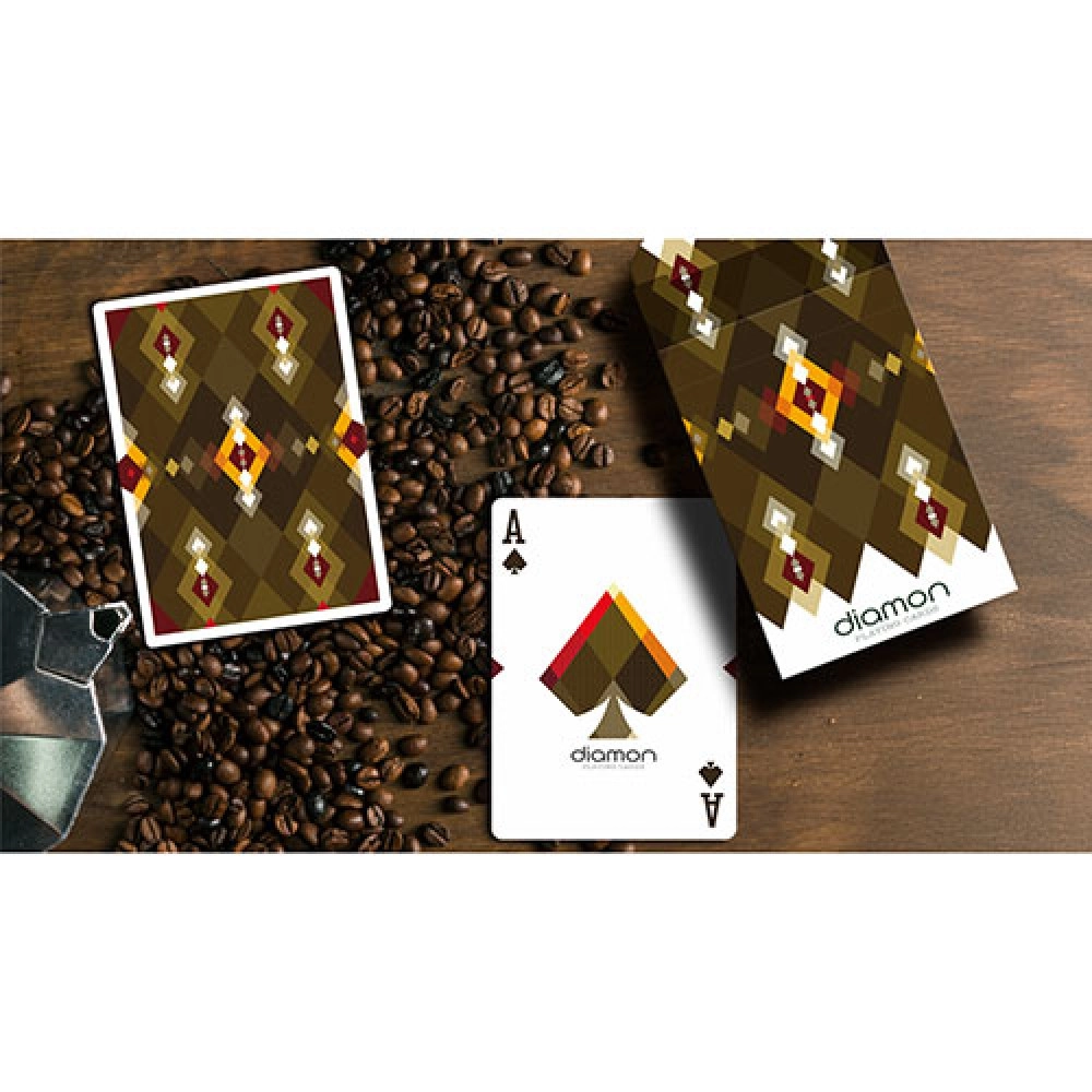 Spielkarten Diamon Playing Cards N° 27 Dark Roast by Dutch Card House Company