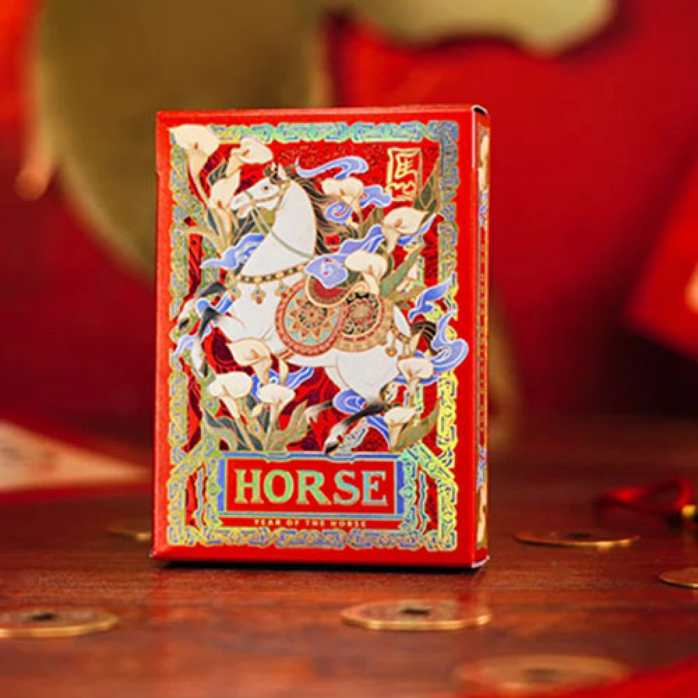 Spielkarten Year of the Horse (Red) Playing Cards by TCC Fashion