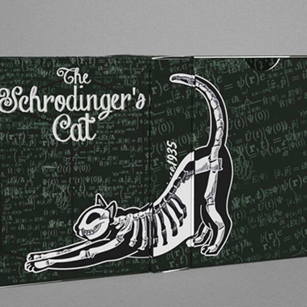 Spielkarten Schrodinger's Cat: Alive Green Edition Playing Cards