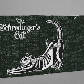 Spielkarten Schrodinger's Cat: Alive Green Edition Playing Cards