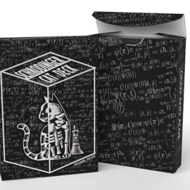 Spielkarten Schrodinger's Cat: Quantum Gilded Dead Black Playing Cards