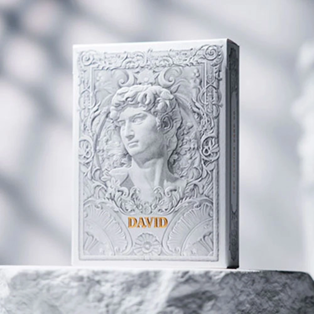 Spielkarten Alabaster David Luxury Playing Cards by TCC Fashion