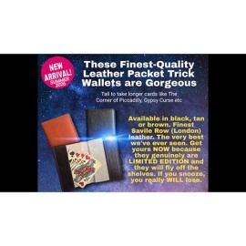 Leather Packet Wallet (Brown) by Paul Gordon