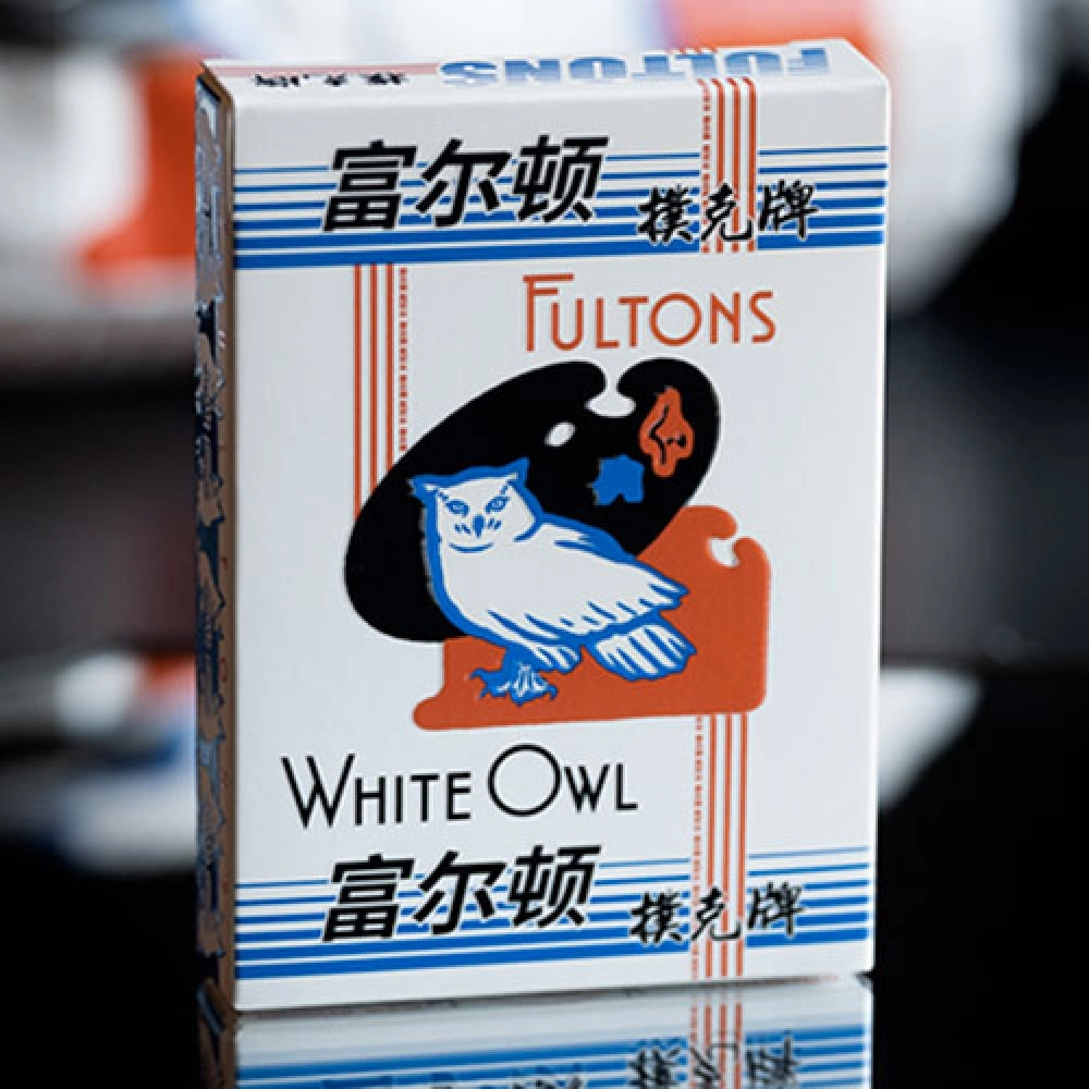 Spielkarten FULTON'S WHITE OWL PLAYING CARDS