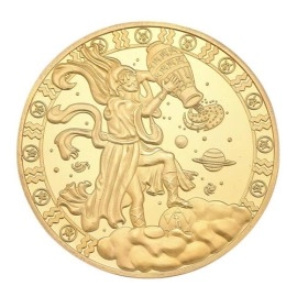 Commemorative Constellation Coin Aquarius