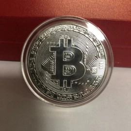 Bitcoin Commemorative Coin Silver
