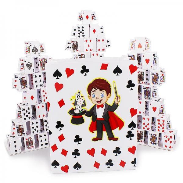 Card Castle from empty Bag
