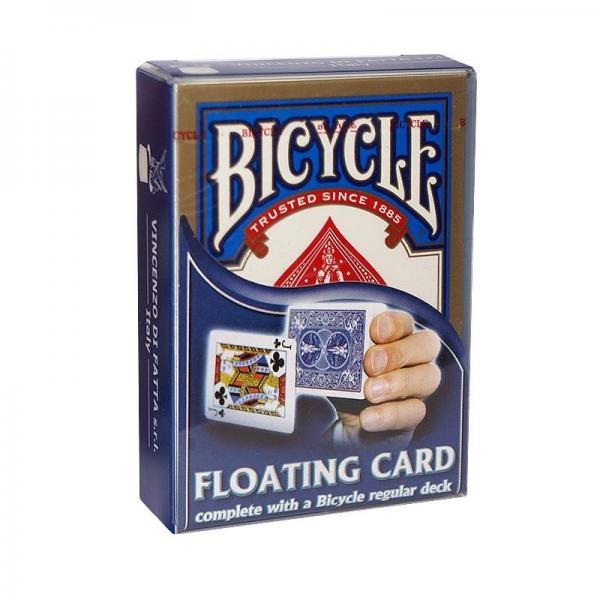 Floating card - With a regular Bicycle deck