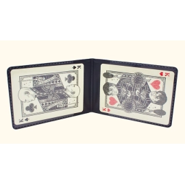 Horizontal Holder Deluxe (2 transparent pockets)