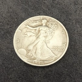 Magnetic Walking Liberty Half Dollar (Super Strong, 3.05 cm, Brass)