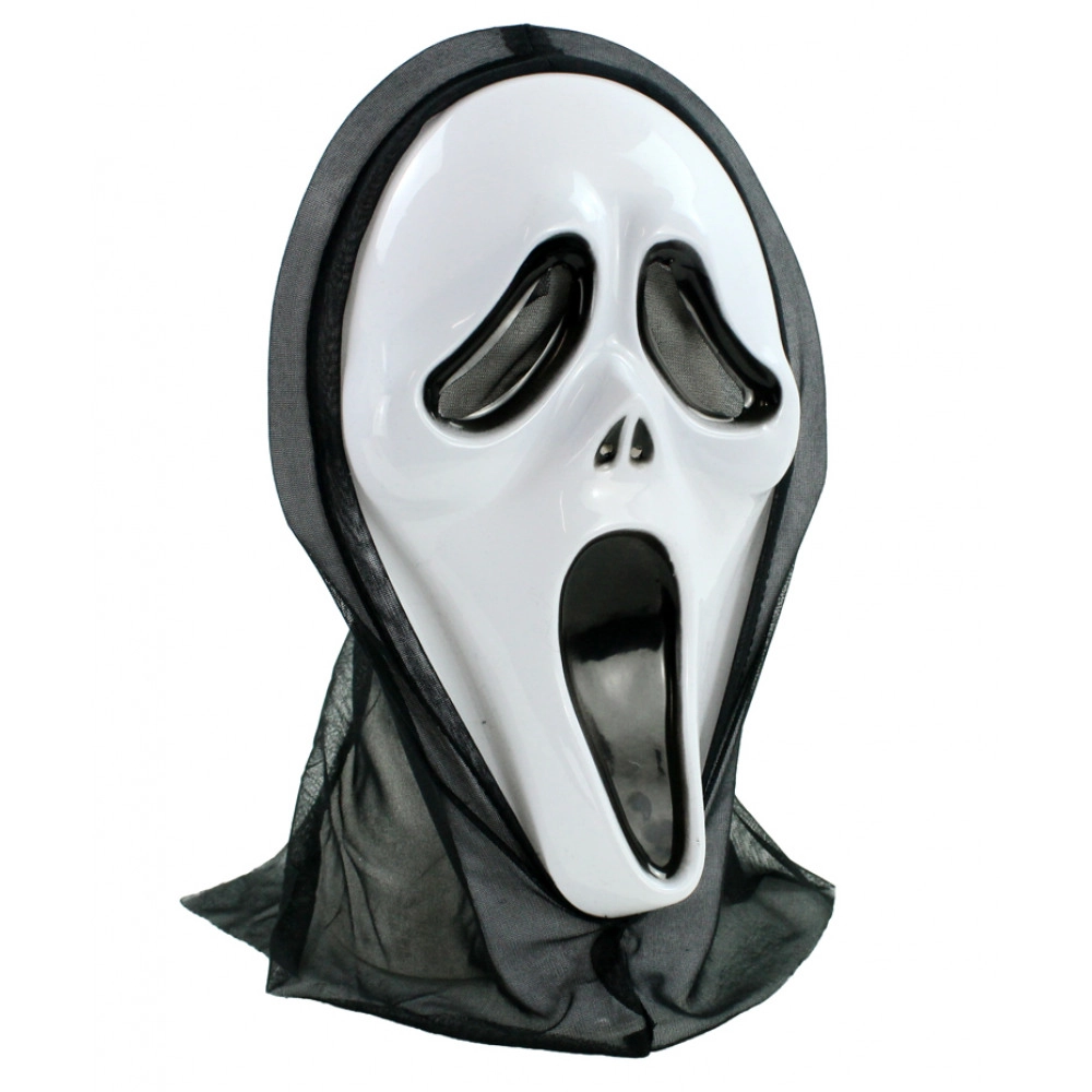 Mask SCREAMING GHOST with black hood