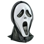 Mask SCREAMING GHOST with black hood