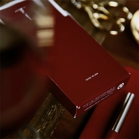 Spielkarten New T Playing Cards - Wine Red