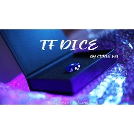 TF DICE (Transparent Forcing Dice) BLUE by Chris Wu