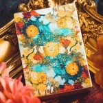 Spielkarten Van Gogh Zinnias Borderless (Numbered- Seal) Playing Cards 