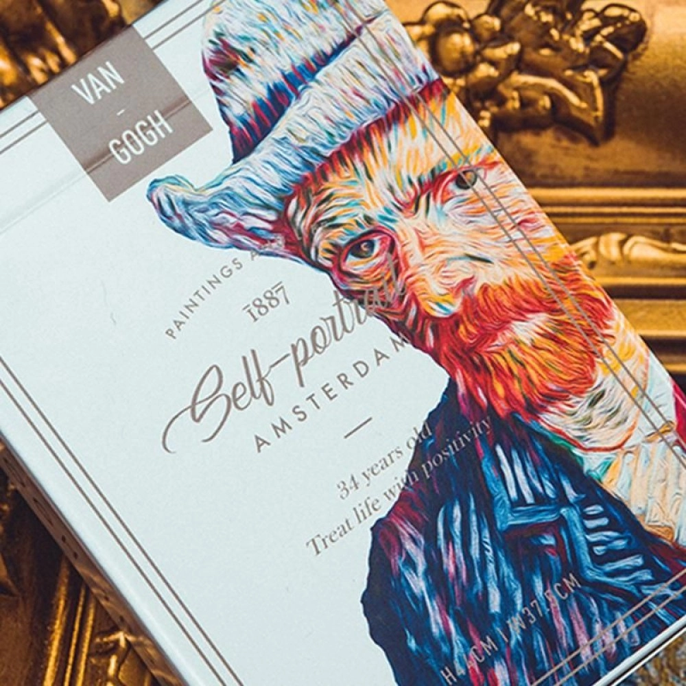 Spielkarten Van Gogh Self Portrait Borderless (Numbered- Seal) Playing Cards