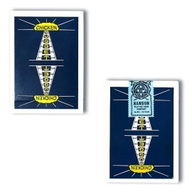 Spielkarten Vintage Chicken Nugget - Navy