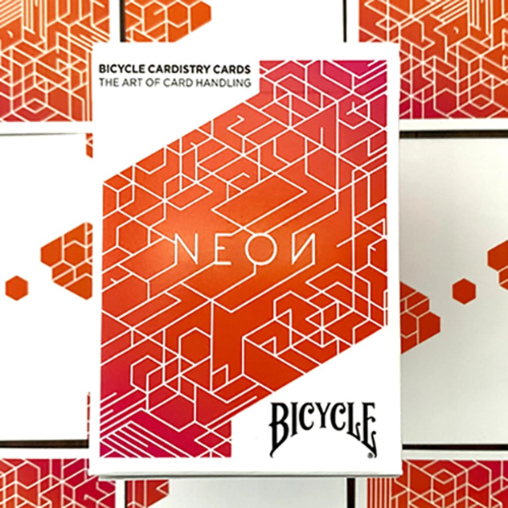 Spielkarten Bicycle Neon Cardistry Orange Bump Playing Cards 