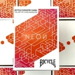 Spielkarten Bicycle Neon Cardistry Orange Bump Playing Cards 