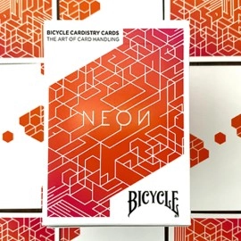 Spielkarten Bicycle Neon Cardistry Orange Bump Playing Cards 