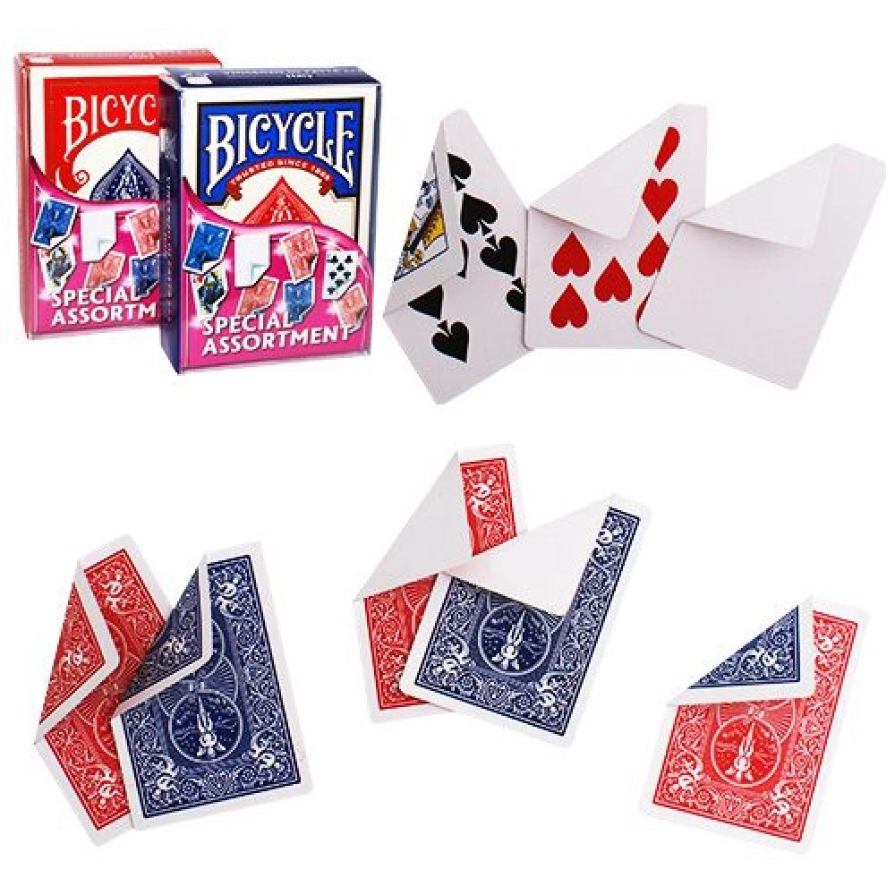 Bicycle Gaff Cards - Assorted - Red