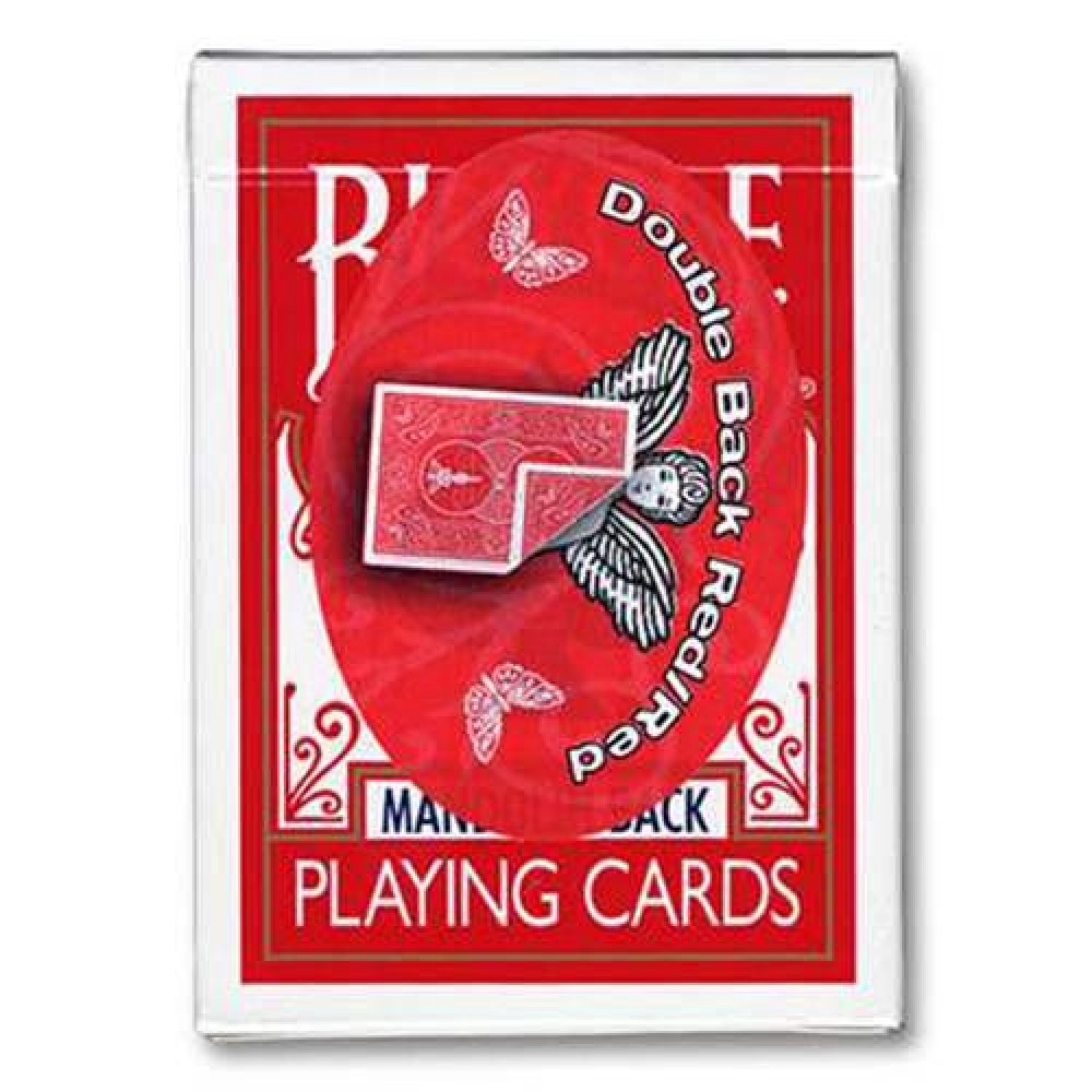 Spielkarten Bicycle Gaff Cards - Double Back 809 Mandolin Back (Red/Red) by USPCC