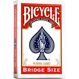 Spielkarten Bicycle - bridge size - red back