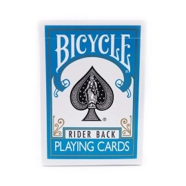 Bicycle - Turquoise back + 3 Gaff Cards