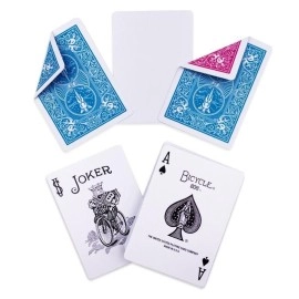 Bicycle - Turquoise back + 3 Gaff Cards