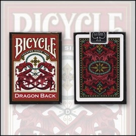 Spielkarten Bicycle - Dragon - Red back