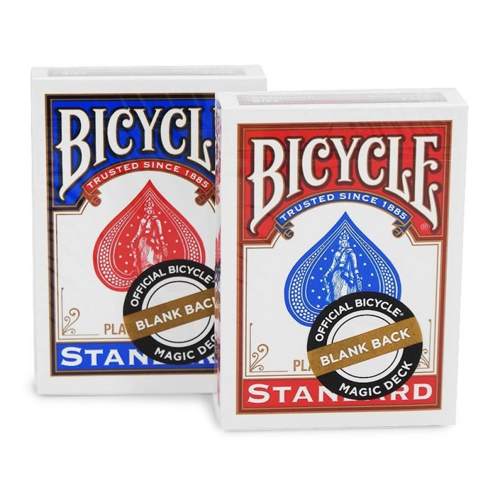 Spielkarten Bicycle Gaff Cards - Blank Back and Standard Face - Rote Box