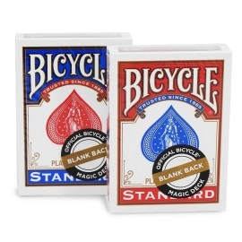 Spielkarten Bicycle Gaff Cards - Blank Back and Standard Face - Rote Box