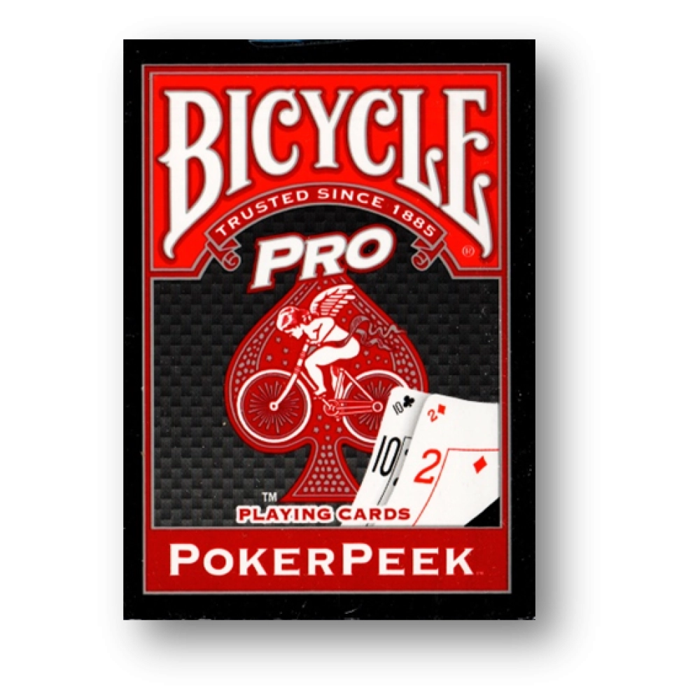 Spielkarten Bicycle Pro PokerPeek - Red