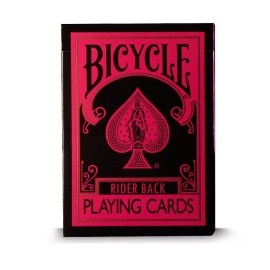 Bicycle Reverse (Pink & Black) Playing Cards