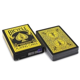Bicycle Reverse (Yellow & Black) Playing Cards