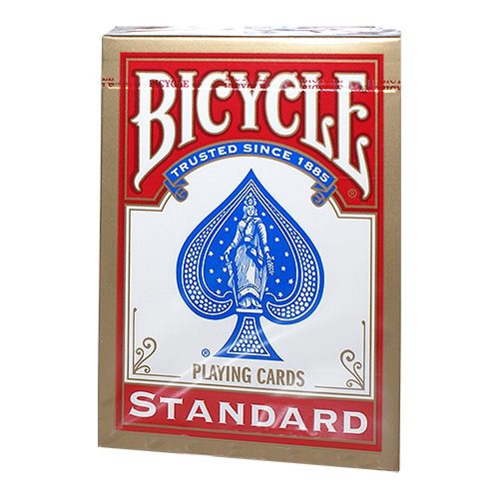 Spielkarten Bicycle Poker standard regular Rider Back - Red