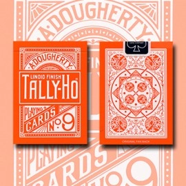 Spielkarten Tally Ho Reverse Fan back (Orange) Limited Ed. by  Aloy Studios / USPCC