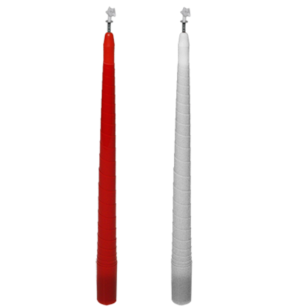 Color Changing and Vanishing Candles (Red to White)