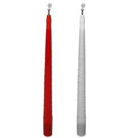Color Changing and Vanishing Candles (Red to White)