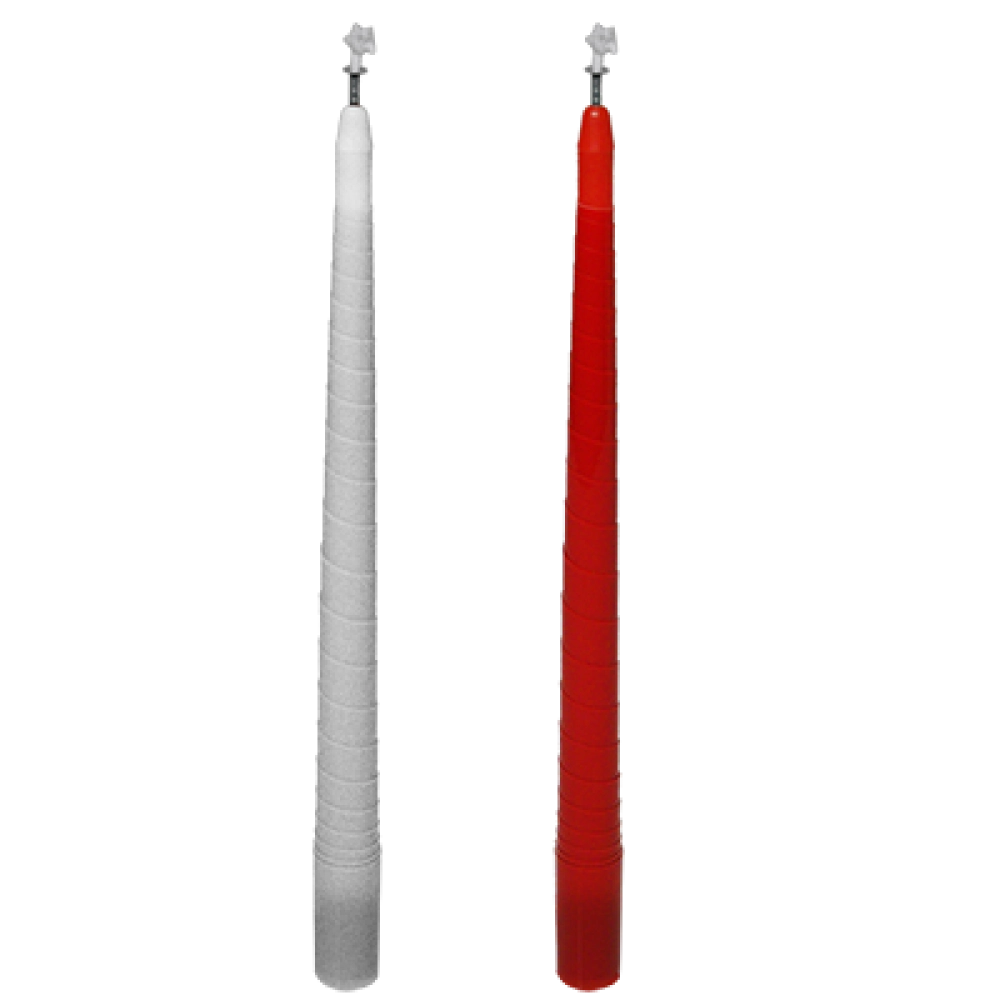 Color Changing and Vanishing Candles (White to Red)