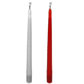 Color Changing and Vanishing Candles (White to Red)