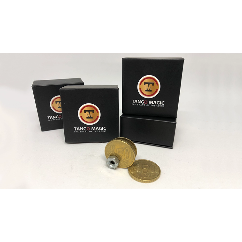Coin thru card - 50 cents Euro by Tango Magic